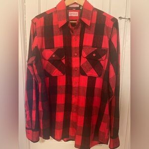 Vintage heavyweight Campus flannel size L